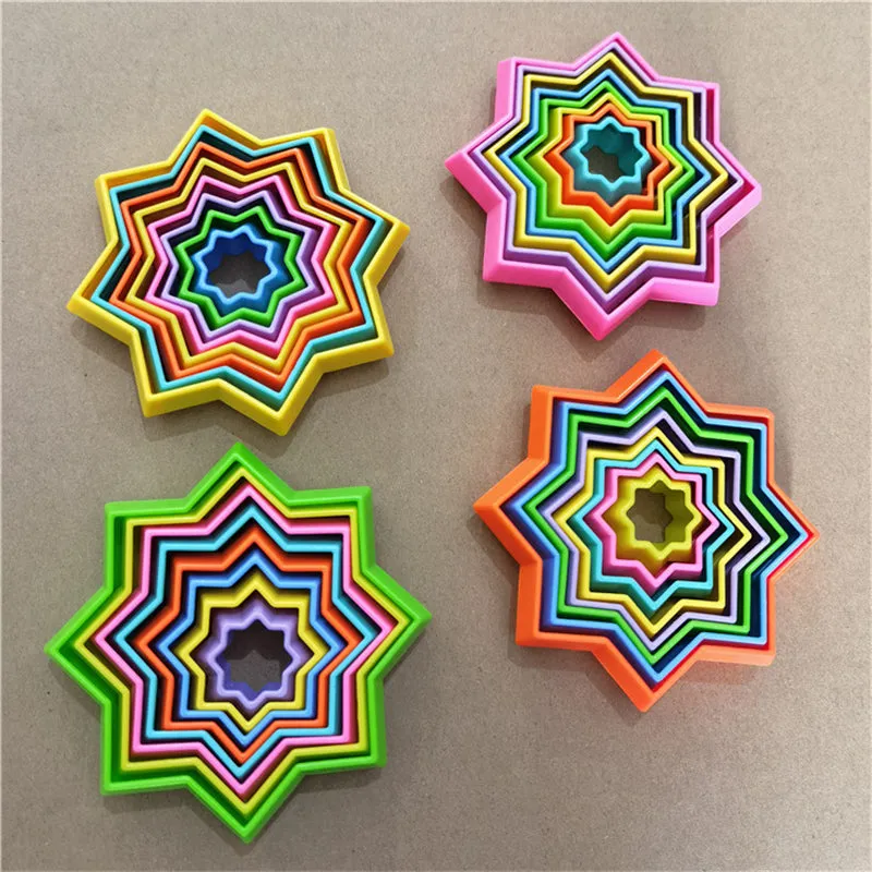 3PCS 3D Magic Star Variety Thinking Training Assembly Toys