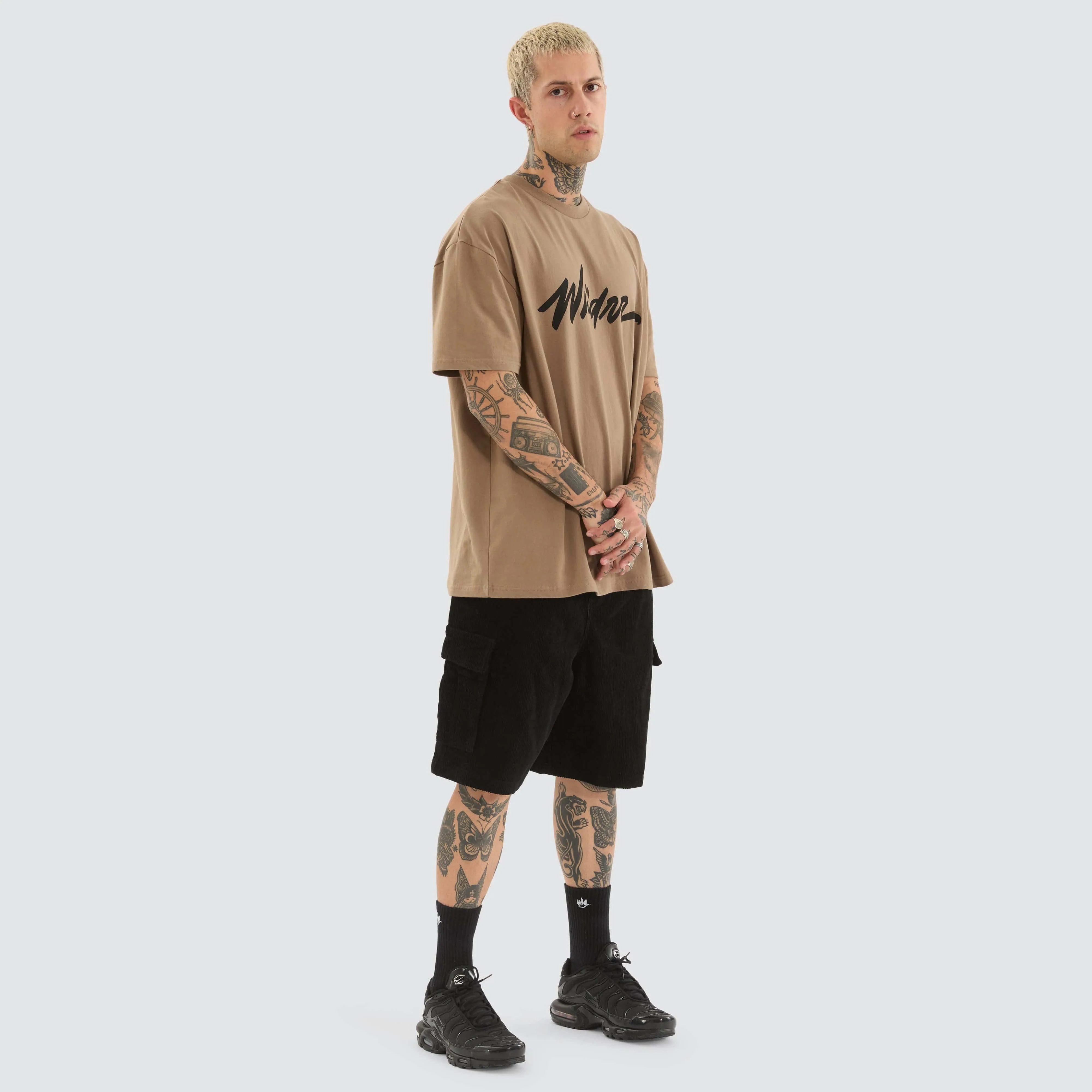 Apollo Box Fit Tee Taupe