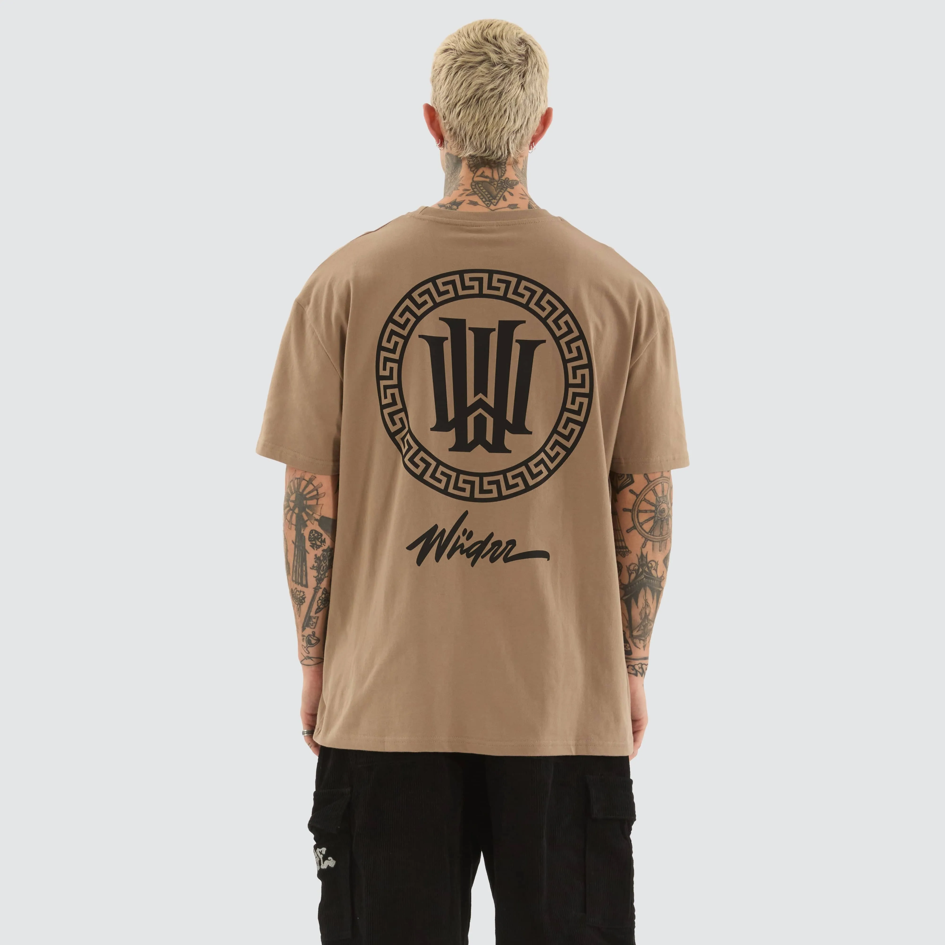 Apollo Box Fit Tee Taupe