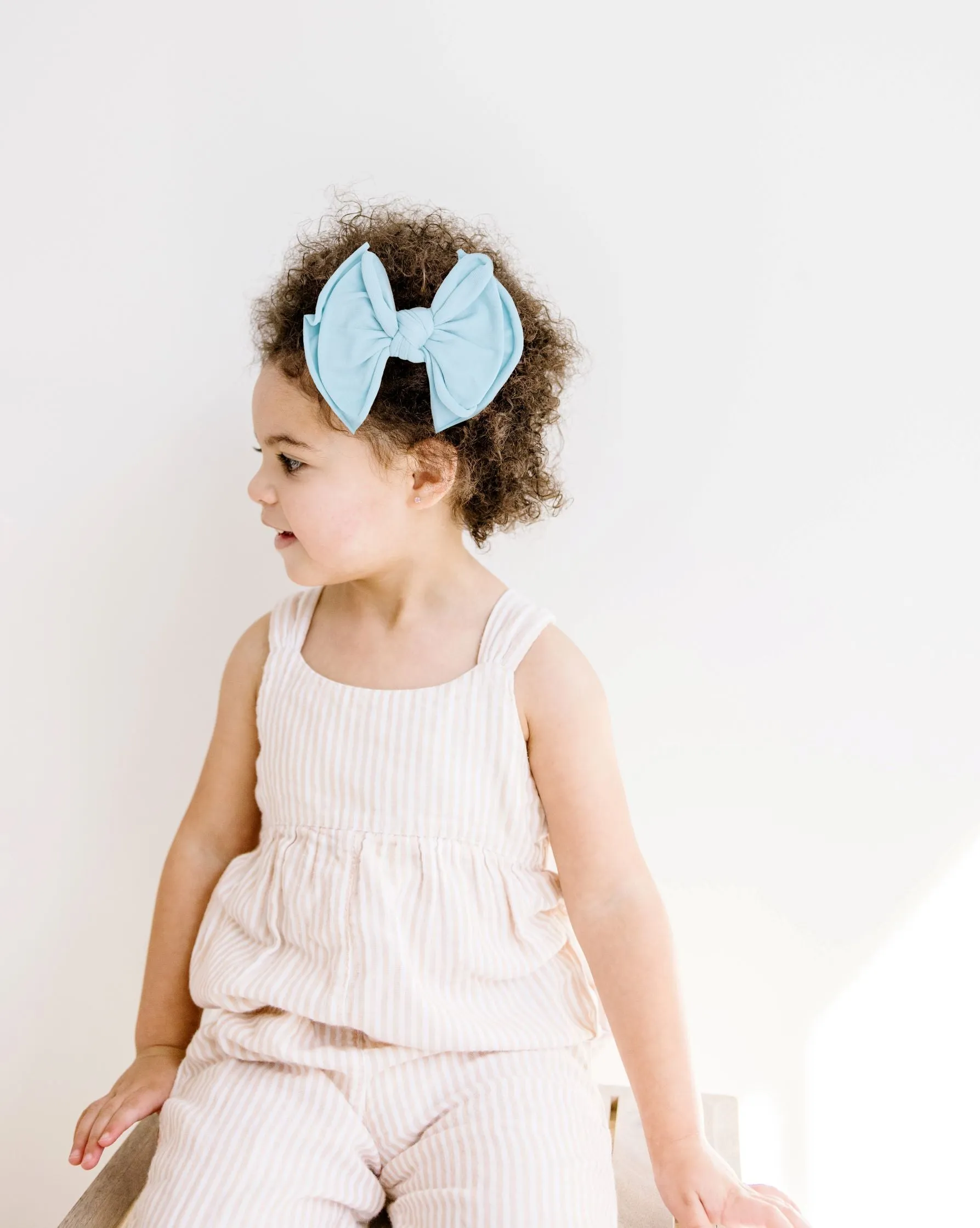 Baby Bling Chambray FAB-BOW-LOUS Clip