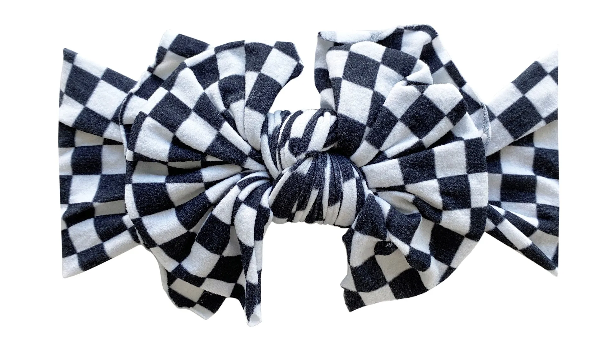 Baby Bling Checkmate Printed FAB-BOW-LOUS