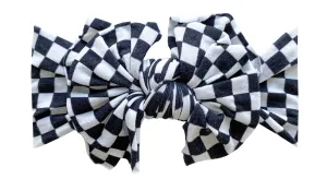 Baby Bling Checkmate Printed FAB-BOW-LOUS