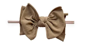 Baby Bling Latte / Blush FAB-BOW-LOUS Skinny Headband
