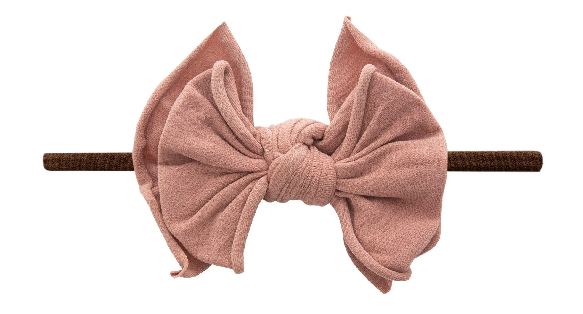Baby Bling Putty / Brown FAB-BOW-LOUS Skinny Headband