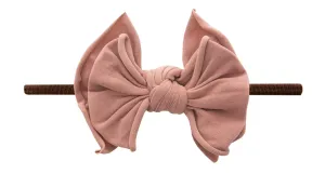 Baby Bling Putty / Brown FAB-BOW-LOUS Skinny Headband