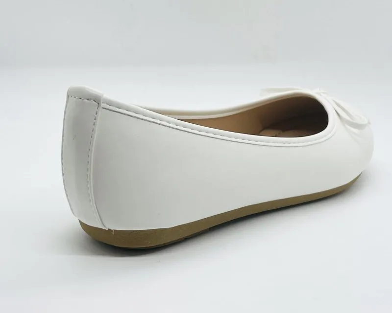 Ballerina Slip On Flat Bow Shoes