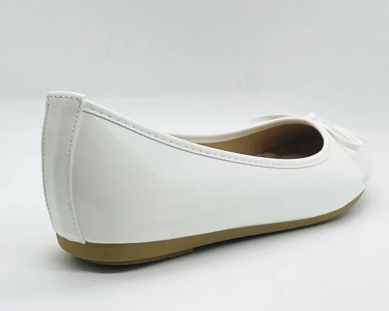 Ballerina Slip On Flat Bow Shoes