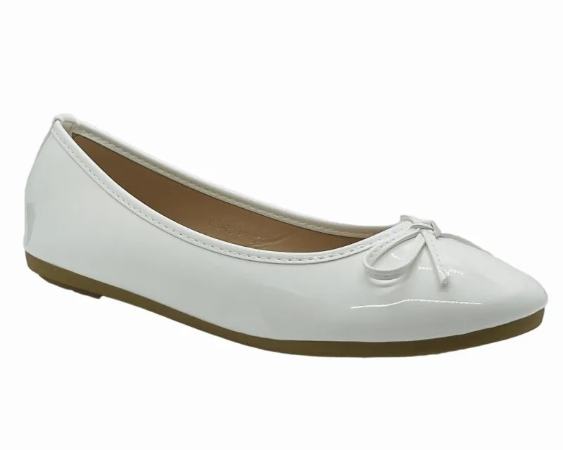 Ballerina Slip On Flat Bow Shoes