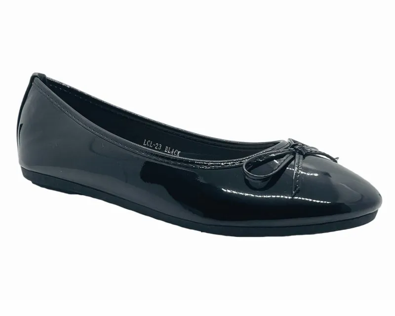 Ballerina Slip On Flat Bow Shoes