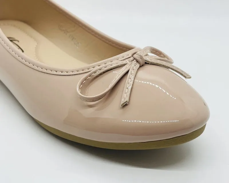 Ballerina Slip On Flat Bow Shoes