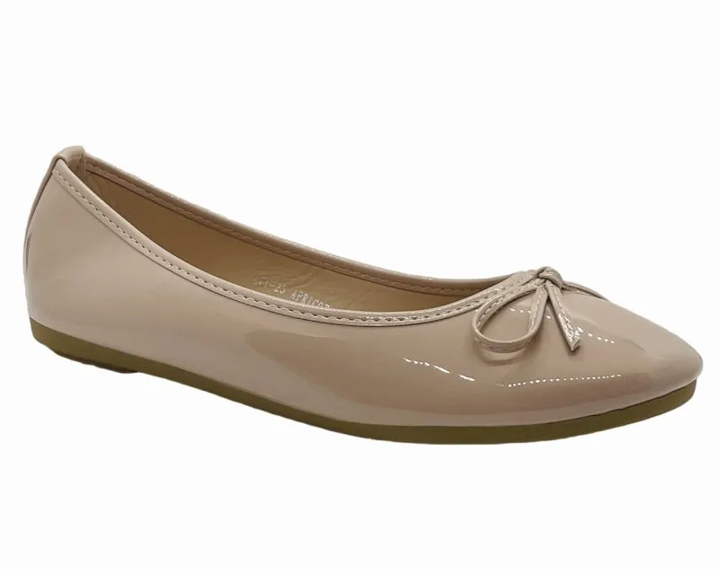 Ballerina Slip On Flat Bow Shoes