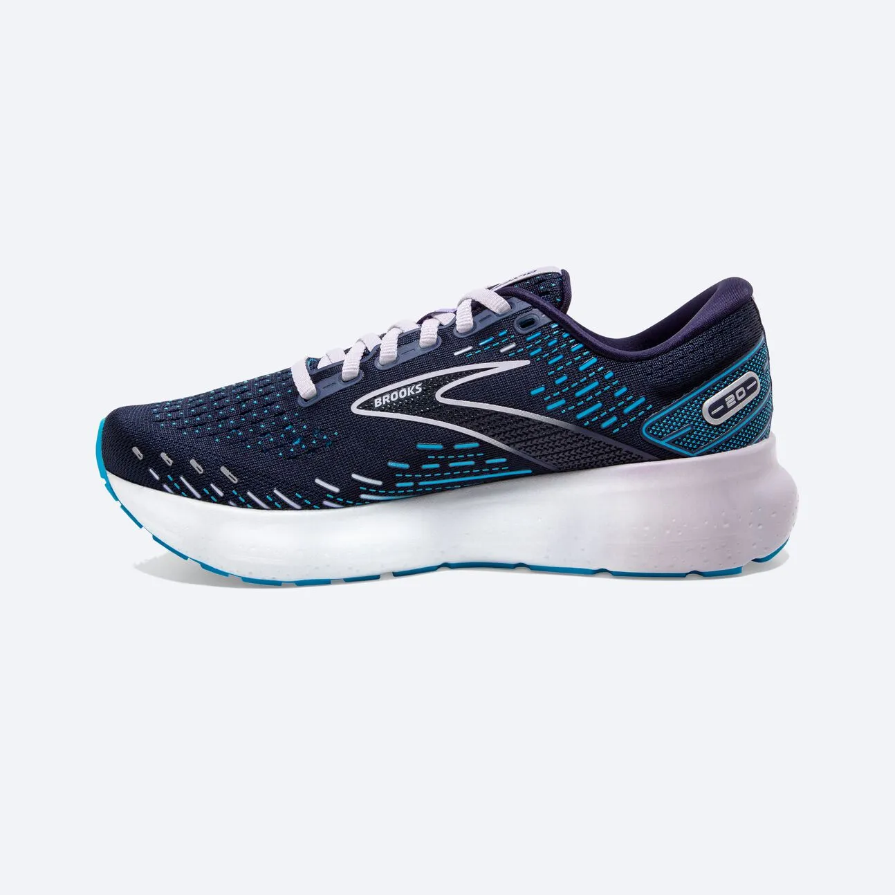 Brooks Womens Glycerin 20- Peacoat/Ocean/Pastel Lilac (1203691B499)