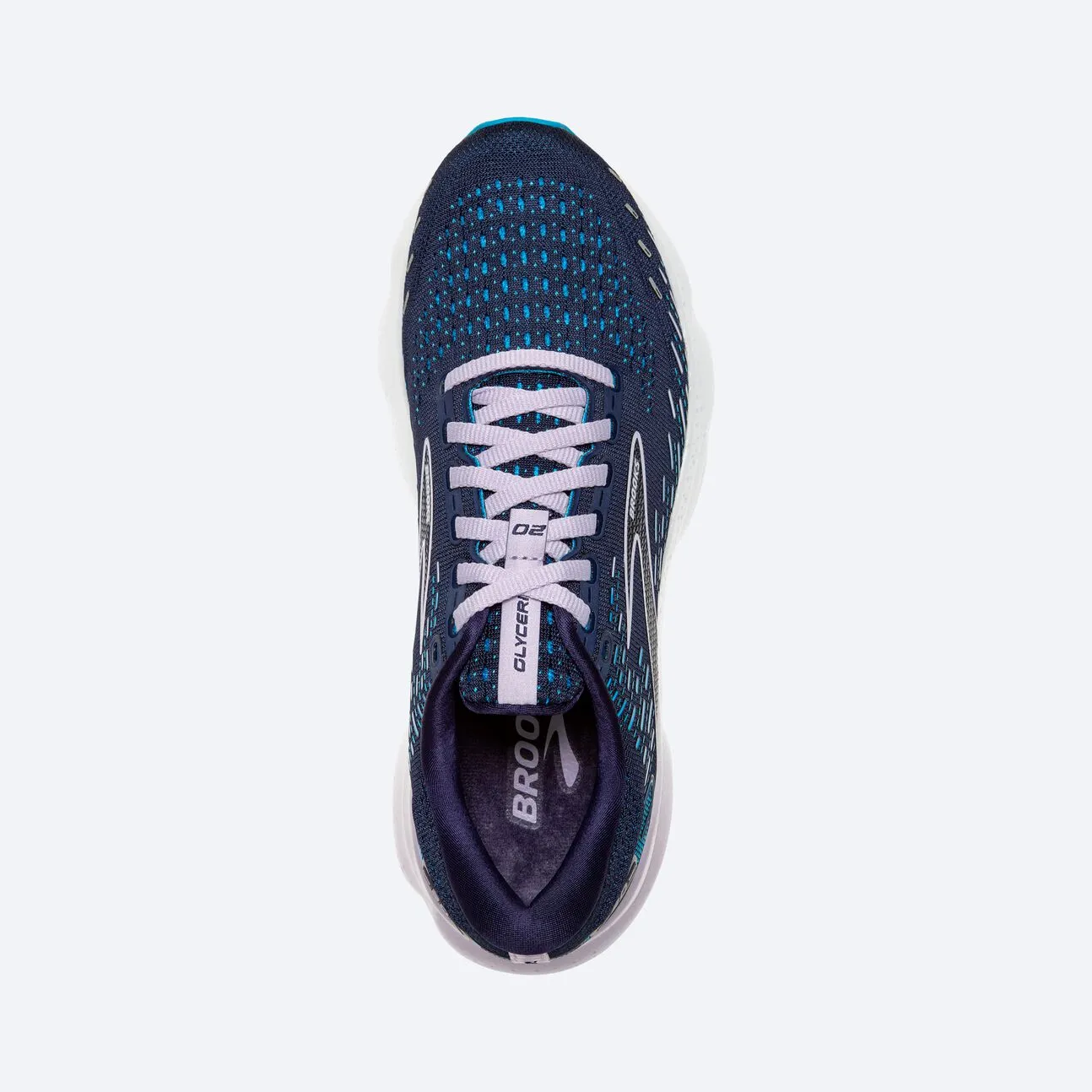 Brooks Womens Glycerin 20- Peacoat/Ocean/Pastel Lilac (1203691B499)