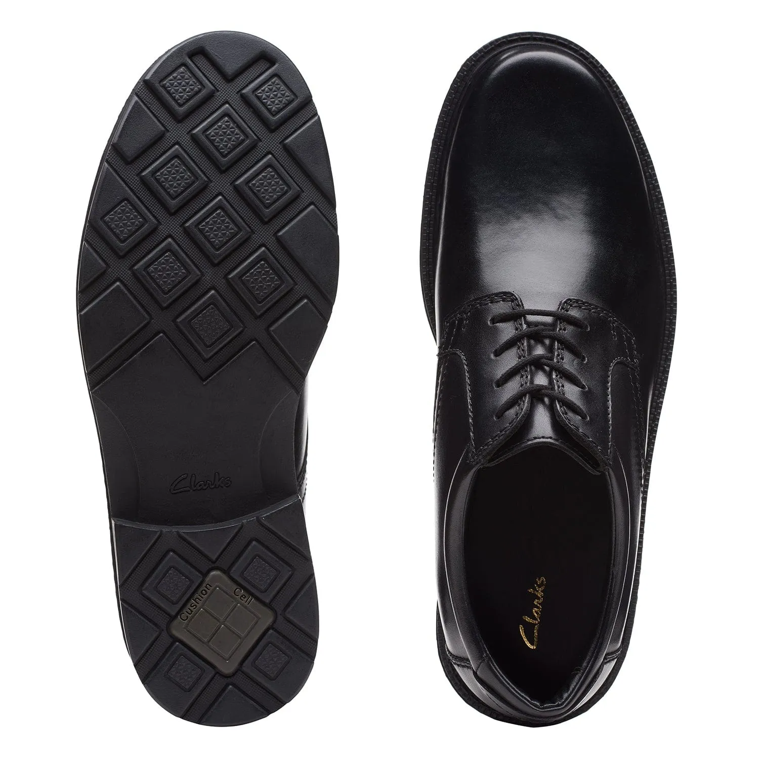 Clarks Kerton Lace Shoes (Wide Fit)