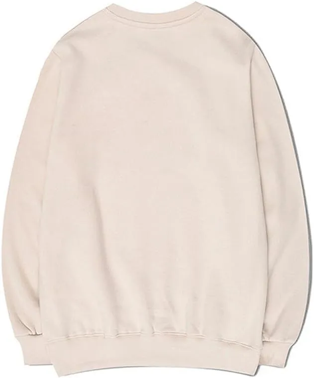 CORIRESHA Spotted Cat Crewneck Long Sleeve Cotton Cute Animal Pullover Sweatshirt