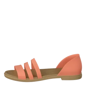 Crocs Tulum Open Flat W Grapefruit/tan