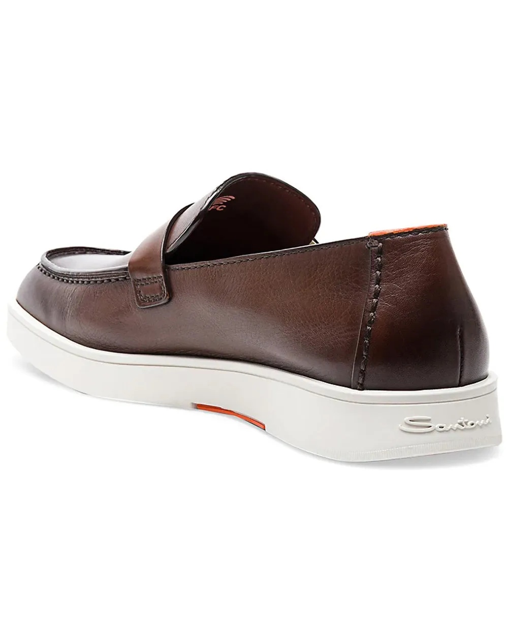 Dread Leather Loafer in Dark Brown