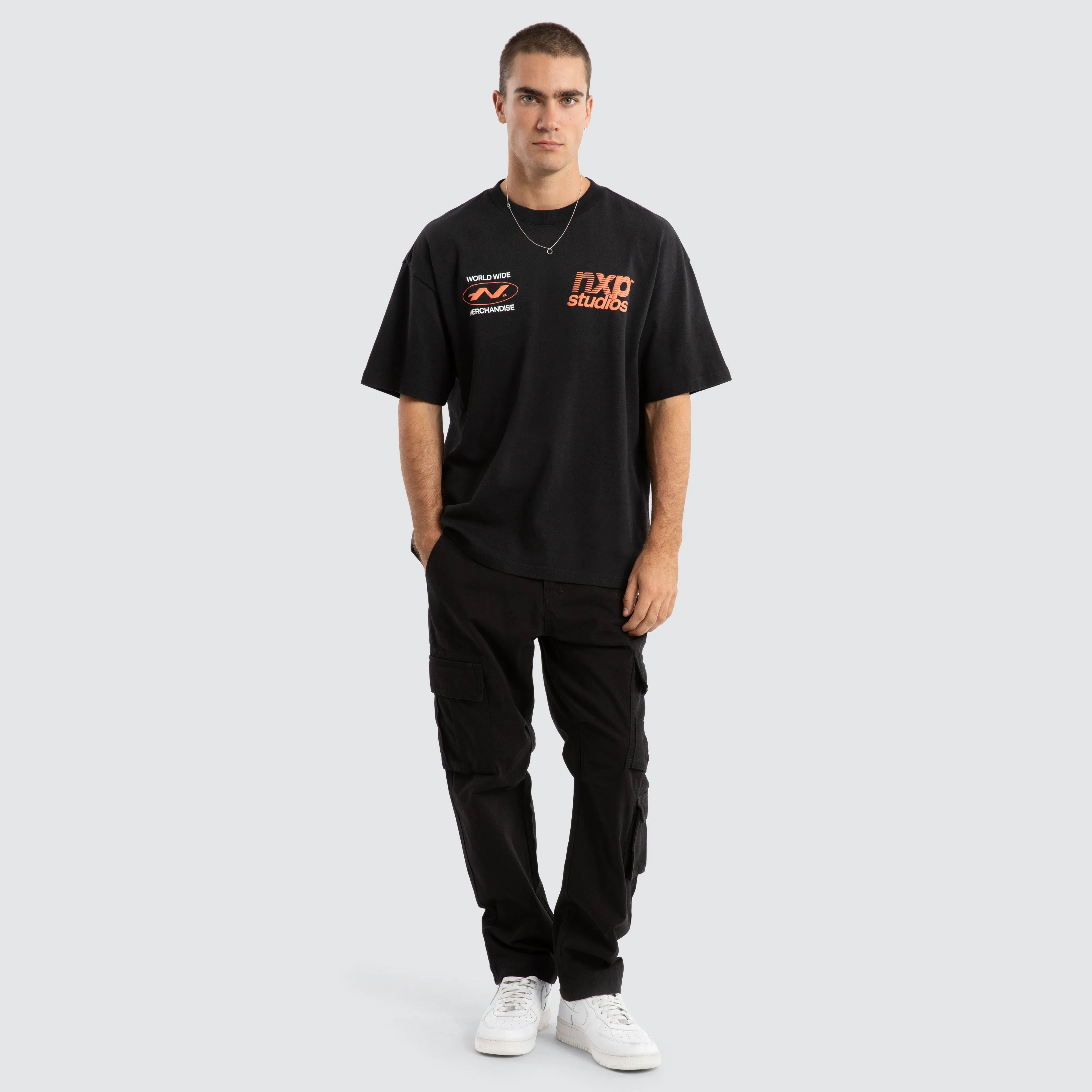 Firefly Raptor Tee Bleached Black
