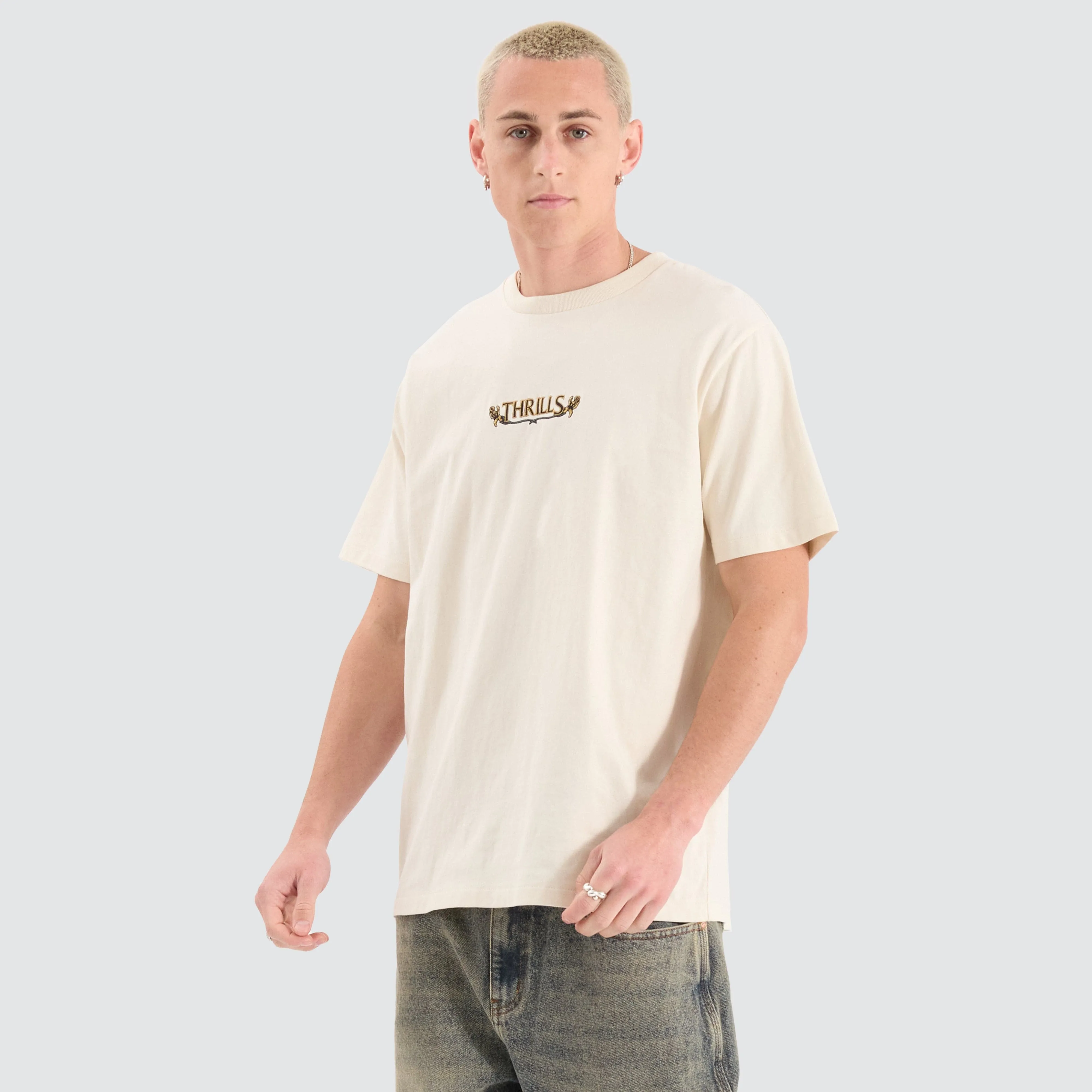 Flowershop Merch Fit Tee White