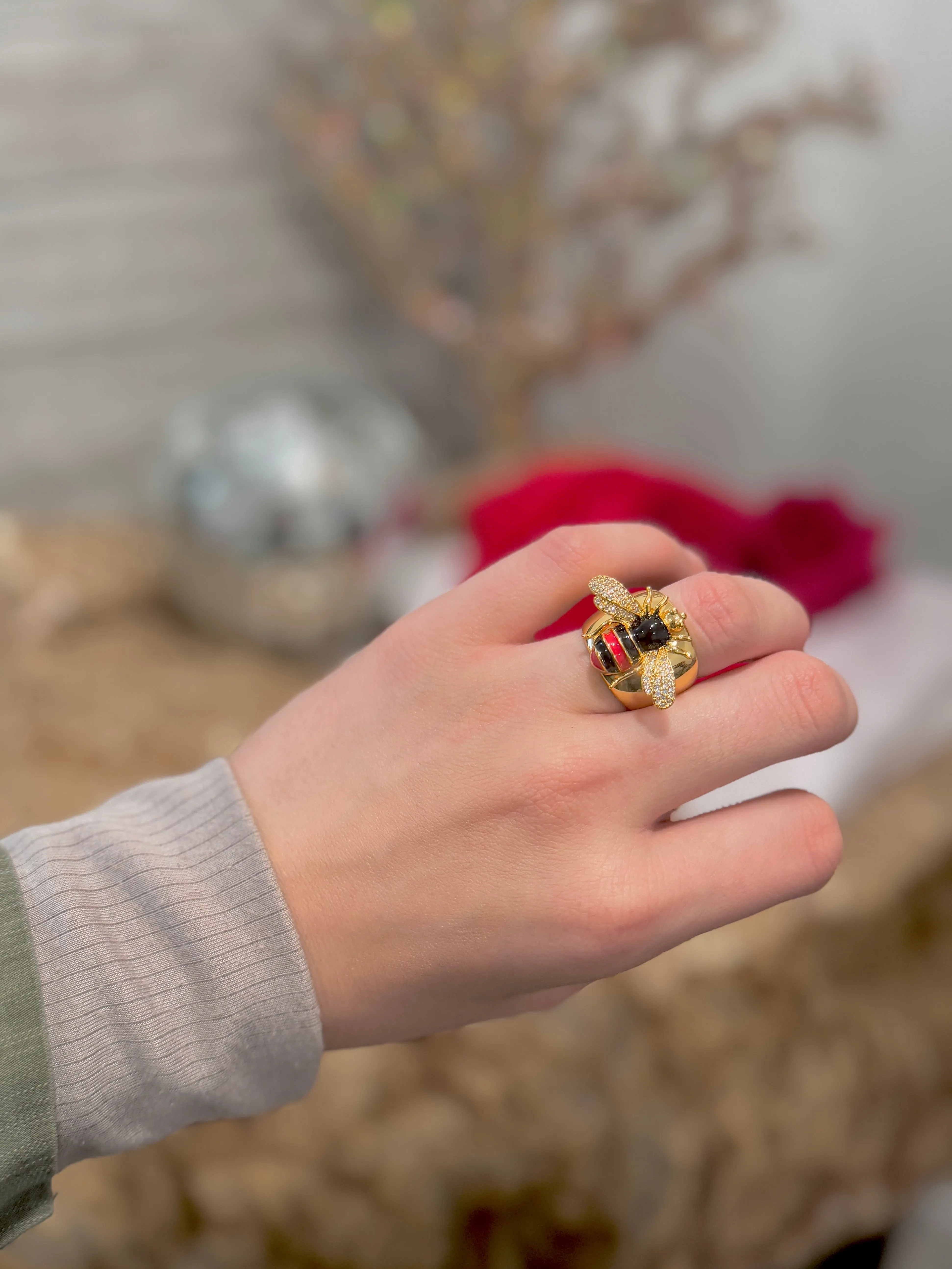 Golden Hive Luxe Ring