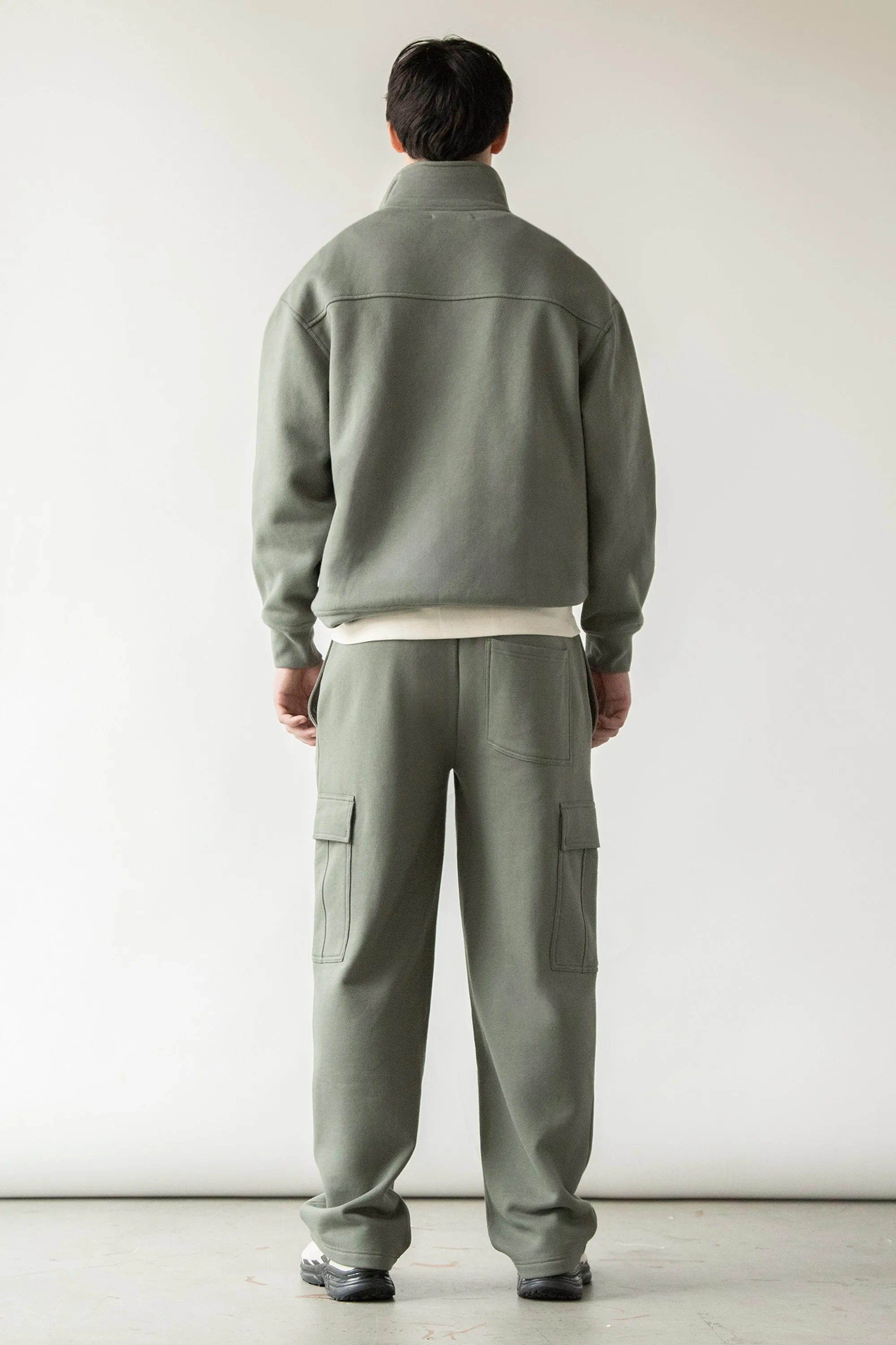 HALF-ZIP SWEATSHIRT