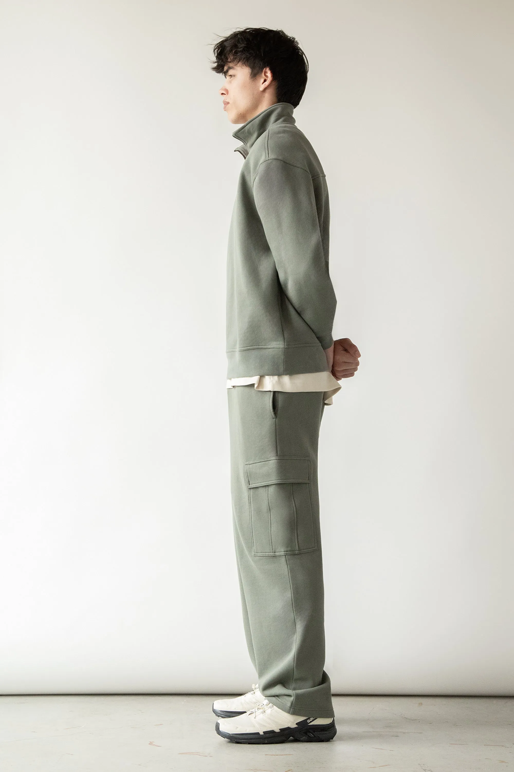 HALF-ZIP SWEATSHIRT