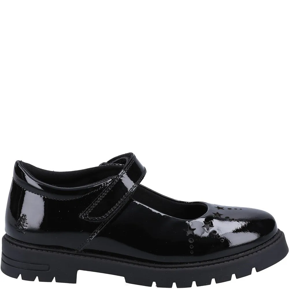 Hush Puppies Sabrina Patent Senior School Shoes