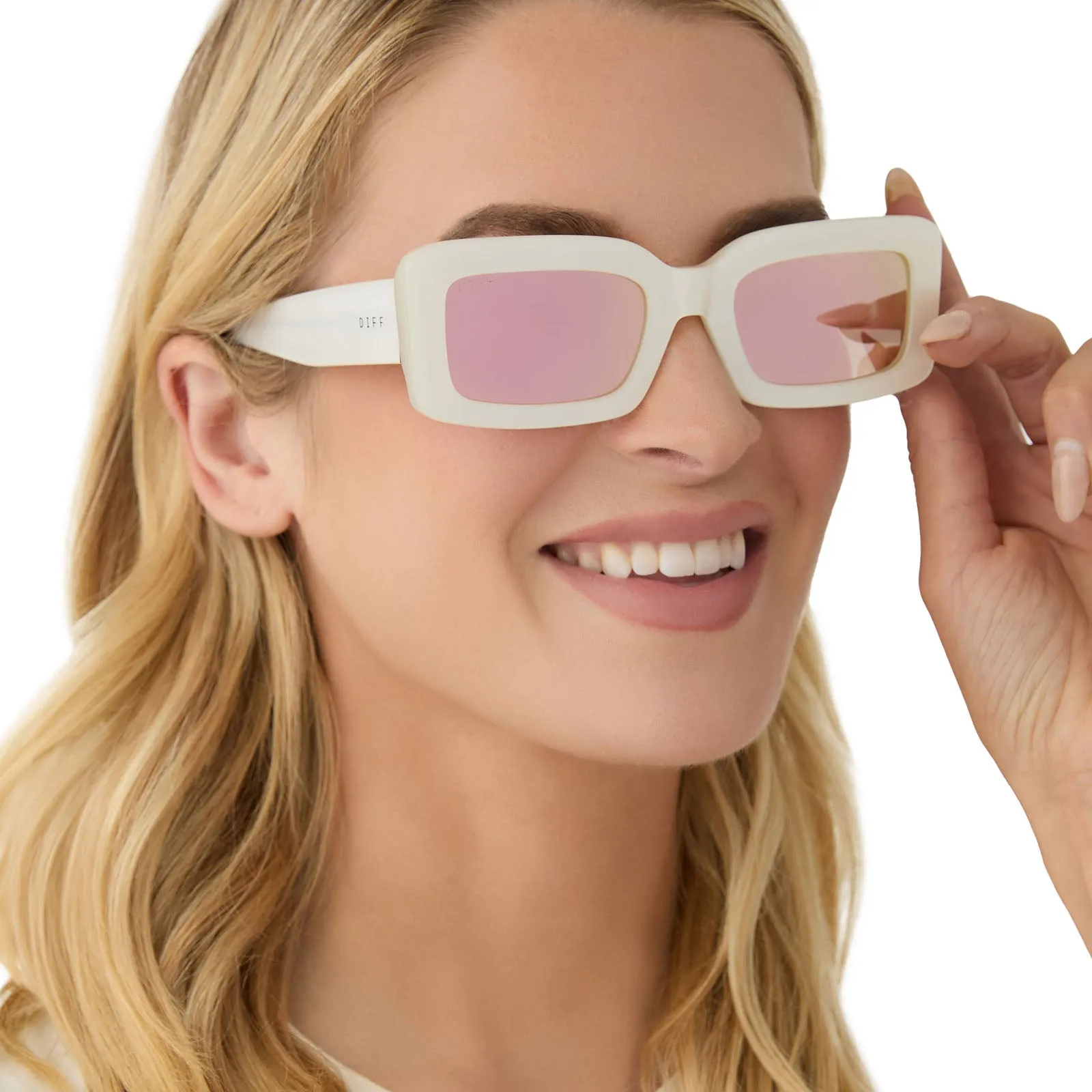 INDY - OPALINE   TAUPE MIRROR SUNGLASSES