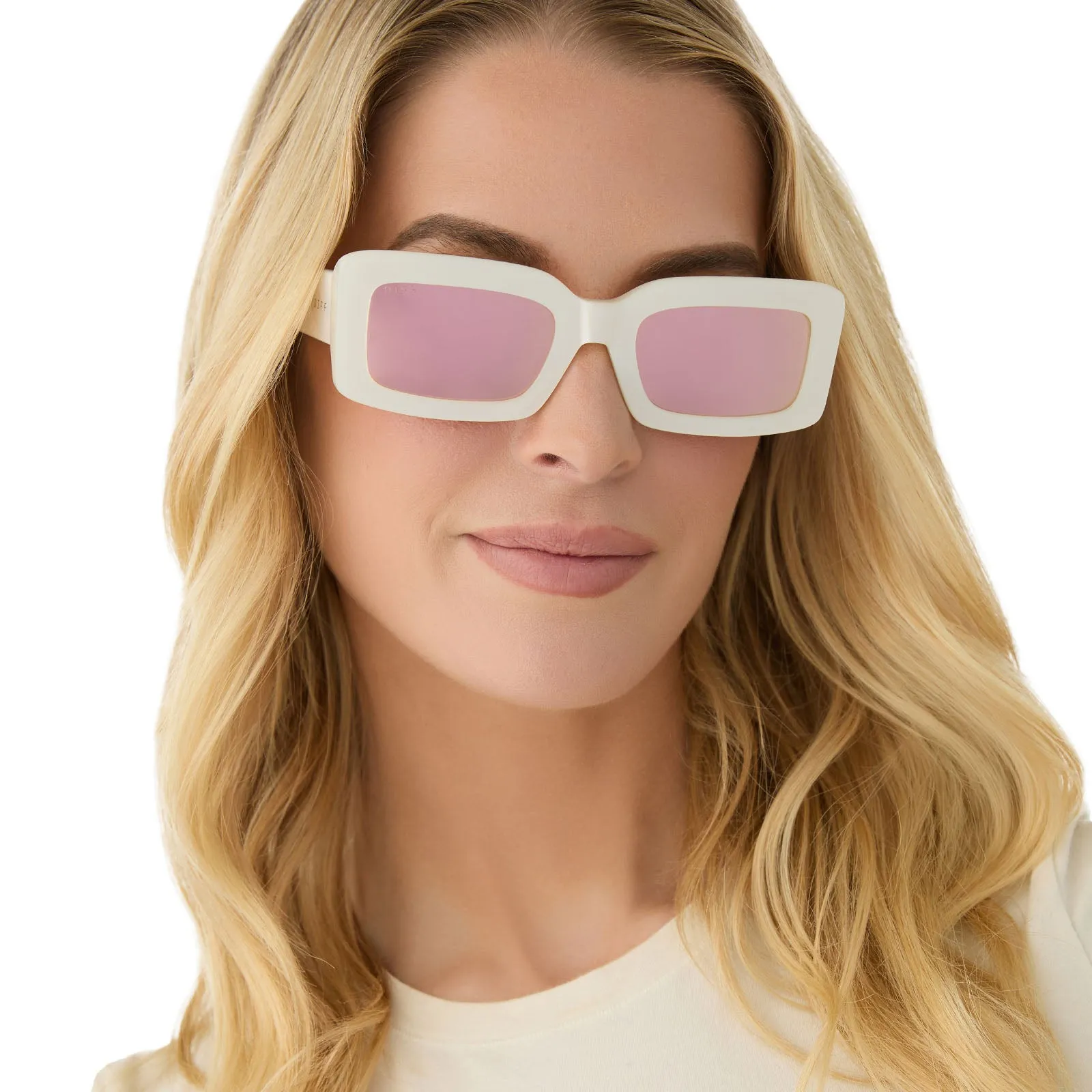 INDY - OPALINE   TAUPE MIRROR SUNGLASSES