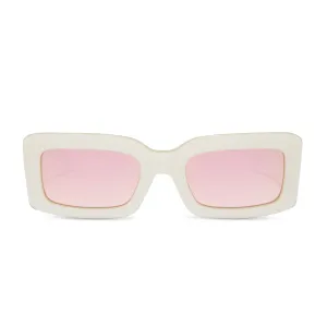 INDY - OPALINE   TAUPE MIRROR SUNGLASSES