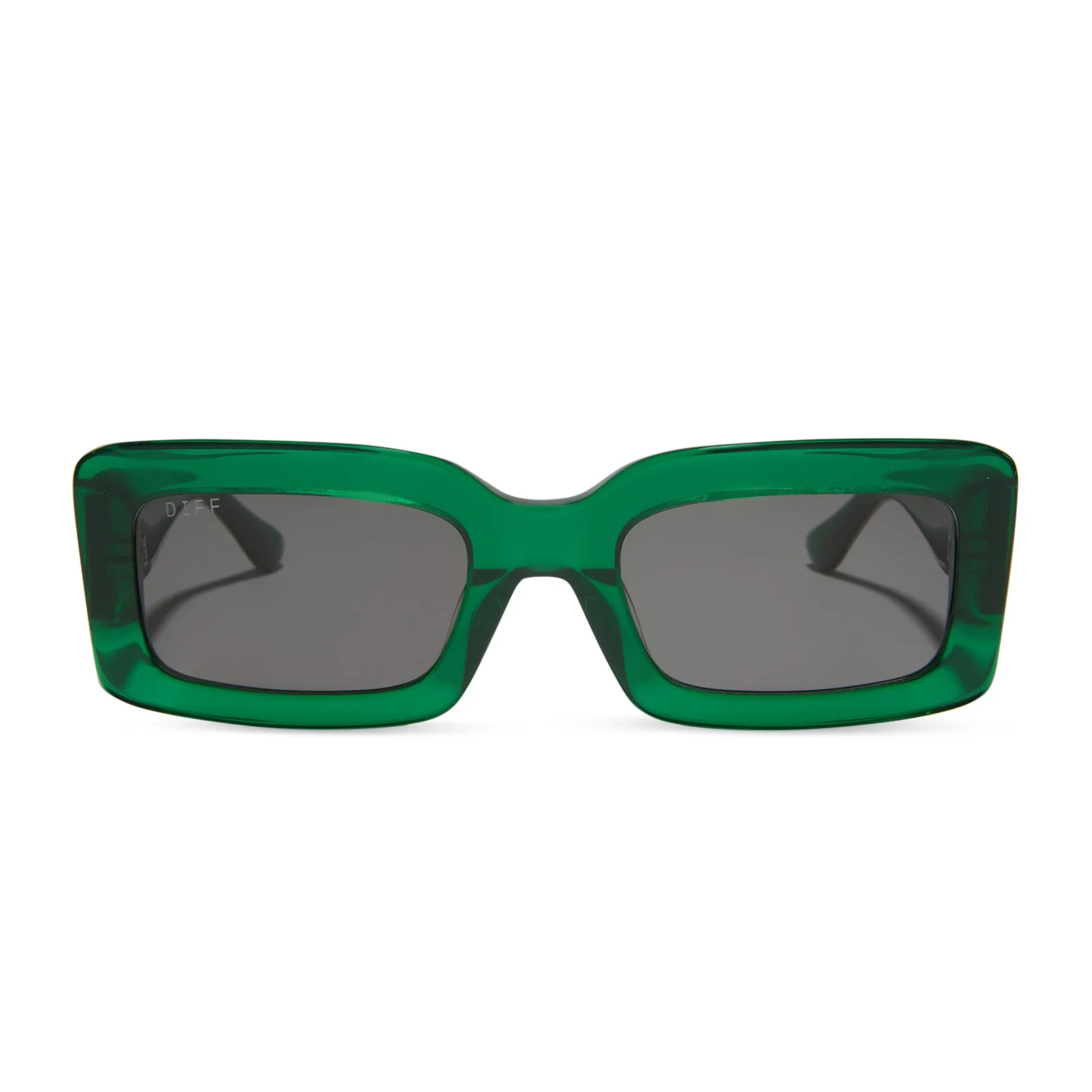 INDY - PALM GREEN CRYSTAL   GREY   POLARIZED SUNGLASSES