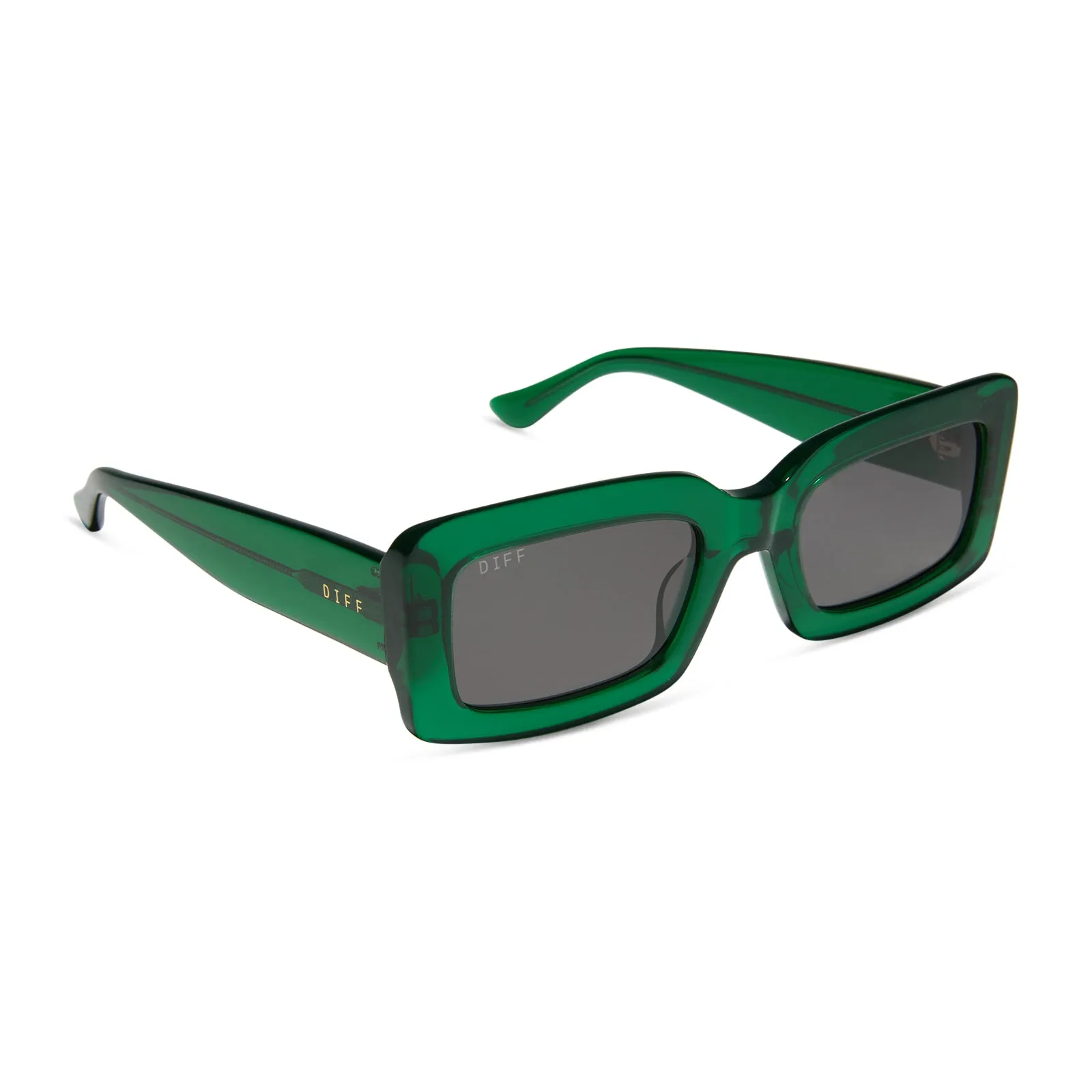 INDY - PALM GREEN CRYSTAL   GREY   POLARIZED SUNGLASSES