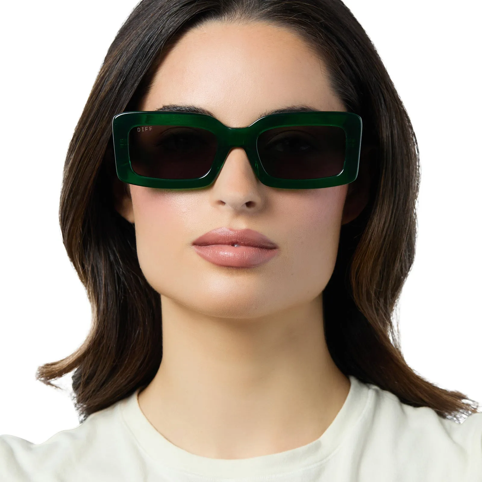 INDY - PALM GREEN CRYSTAL   GREY   POLARIZED SUNGLASSES