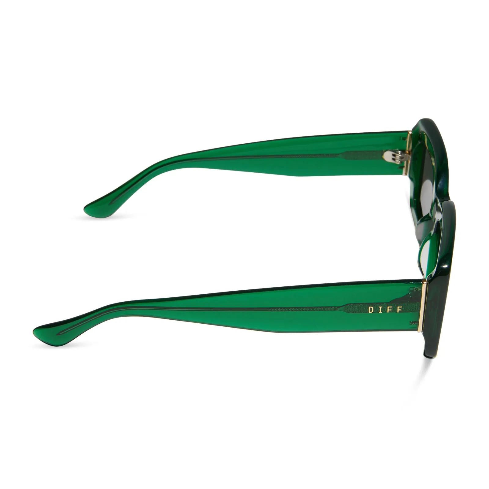 INDY - PALM GREEN CRYSTAL   GREY   POLARIZED SUNGLASSES