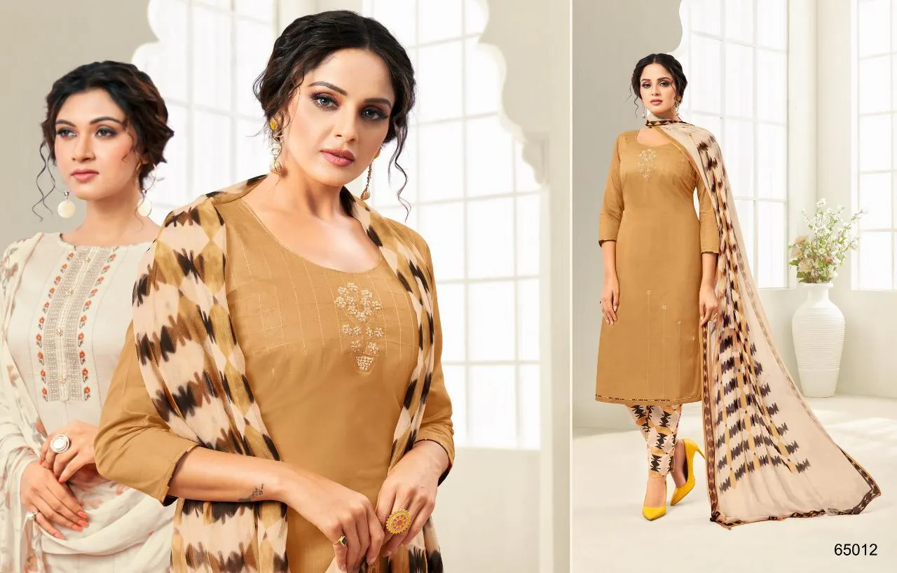 Kapil Trendz Presents Latest Cotton Printed Casual Wear Salwar Suits