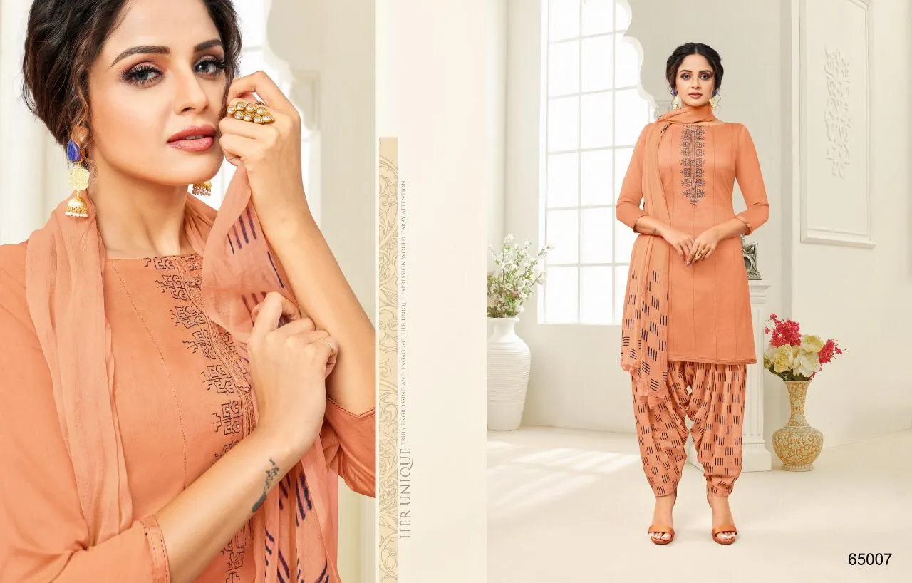 Kapil Trendz Presents Latest Cotton Printed Casual Wear Salwar Suits