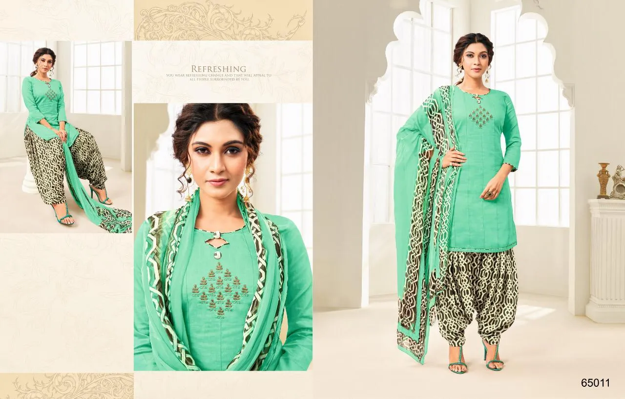 Kapil Trendz Presents Latest Cotton Printed Casual Wear Salwar Suits