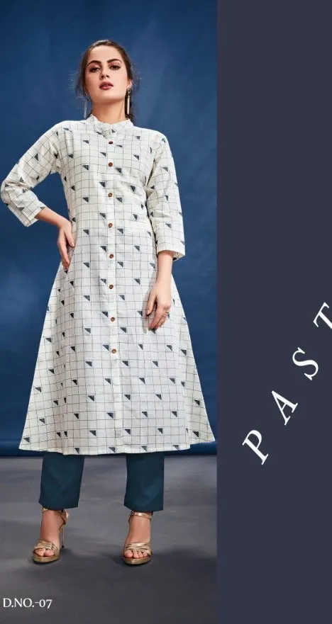 Karika Launched Waves Vol 1 Cotton Casual Wear Kurtis Collection