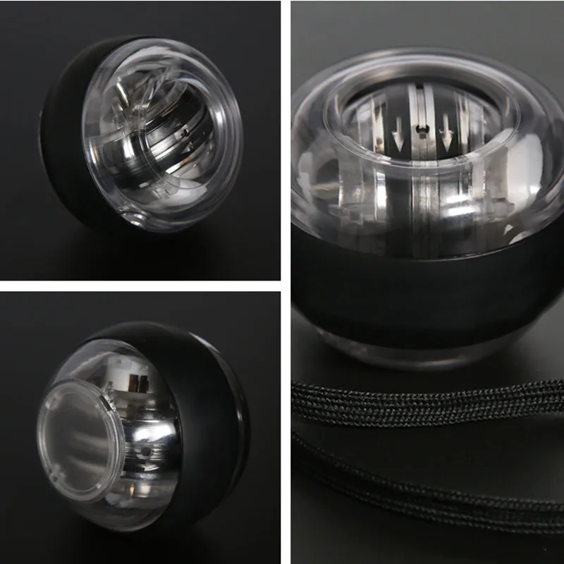 LED Power Gyro Auto-Start Wrist Training Handball Forearm Exerciser