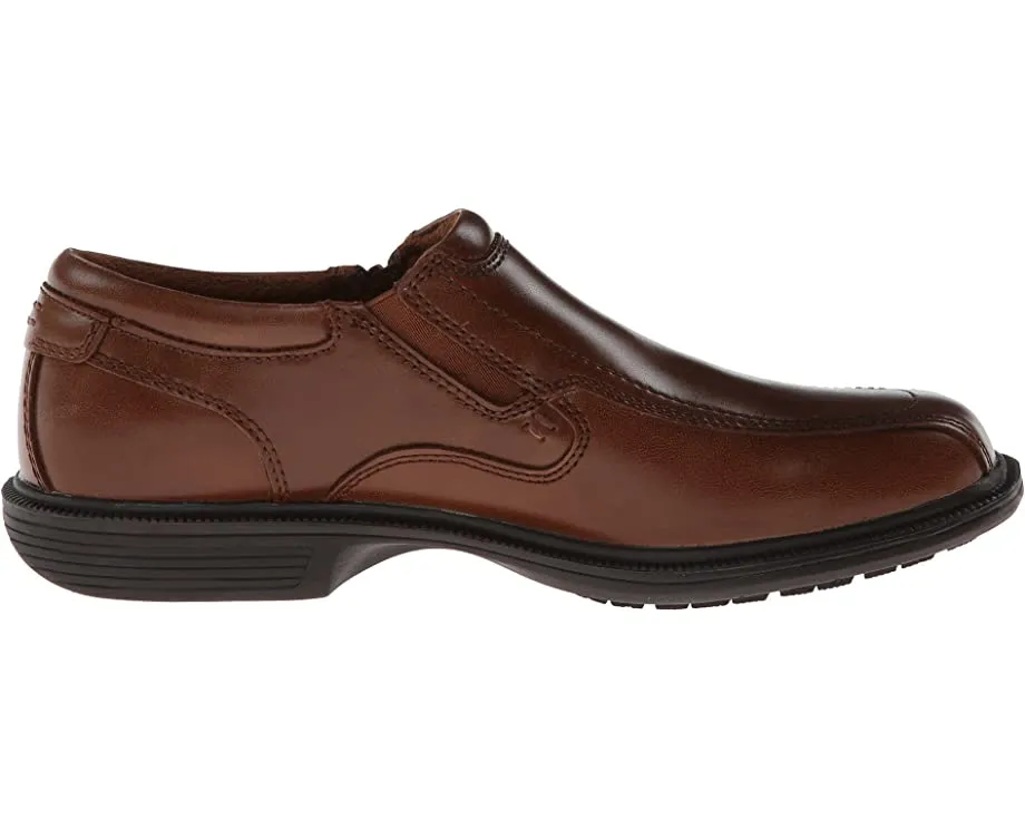 Loafers Bleeker Street Bicycle Toe Slip-On with KORE Slip Resistant Walking Comfort Technology Nunn Bush, cognac