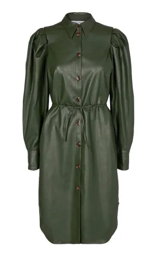 Marie Sleeve Dress - Olive