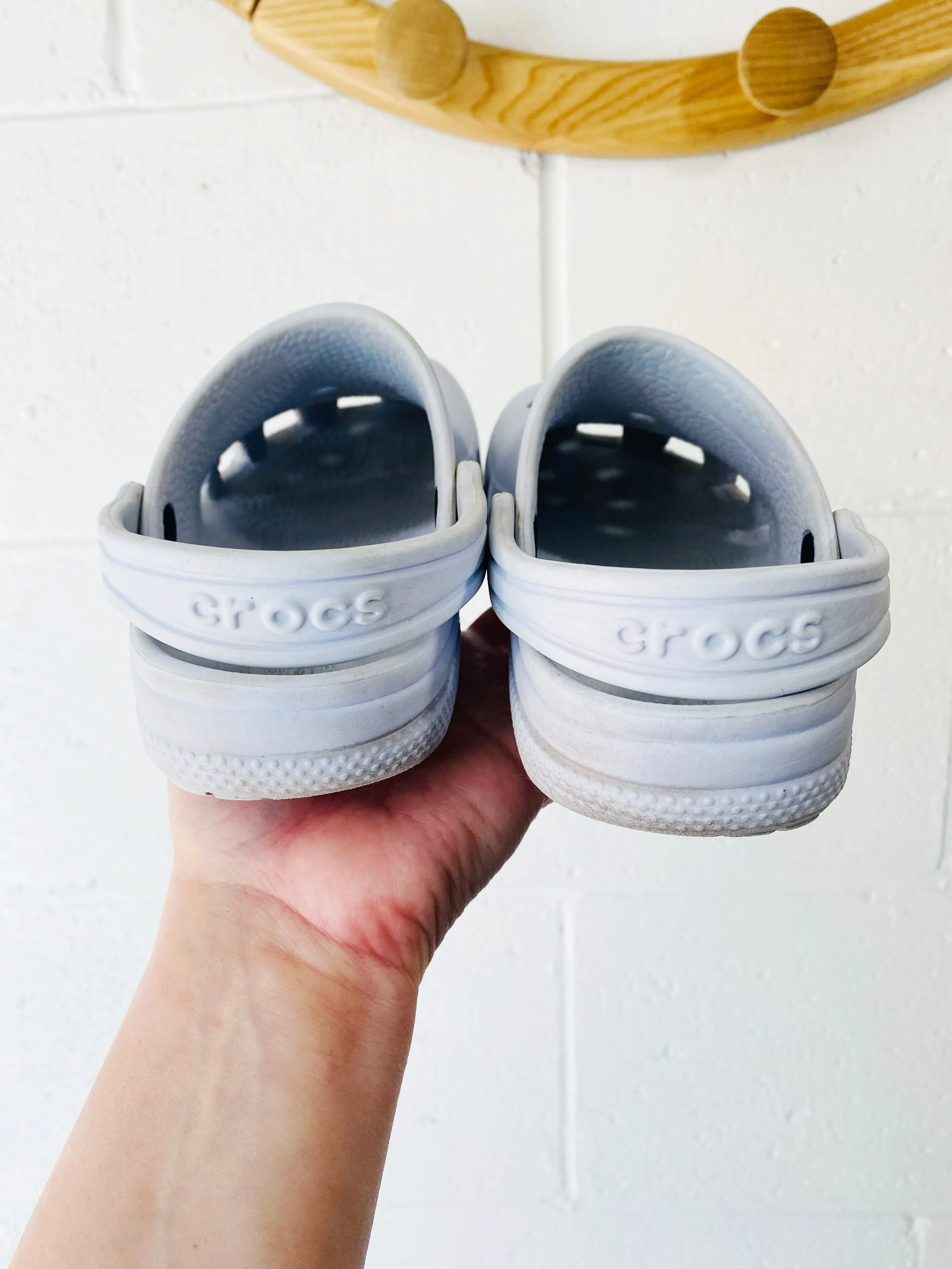 Pale Periwinkle Classic Clogs, size 12 (C12)