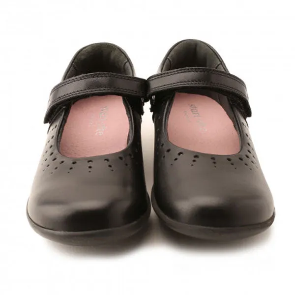 Start-rite Mary Jane Black Velcro School Shoes
