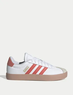 VL Court 3.0 Shoes - Cloud White/Preloved Scarlet/Gold Metallic