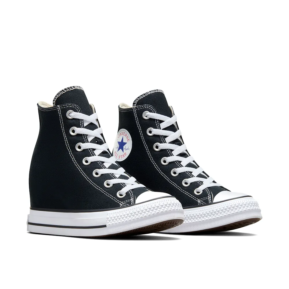 Wmns Chuck Taylor All Star Wedge Platform Hi 'Black/White'