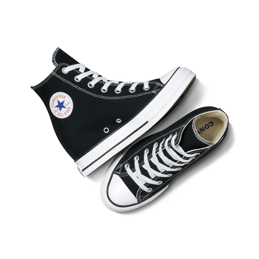 Wmns Chuck Taylor All Star Wedge Platform Hi 'Black/White'